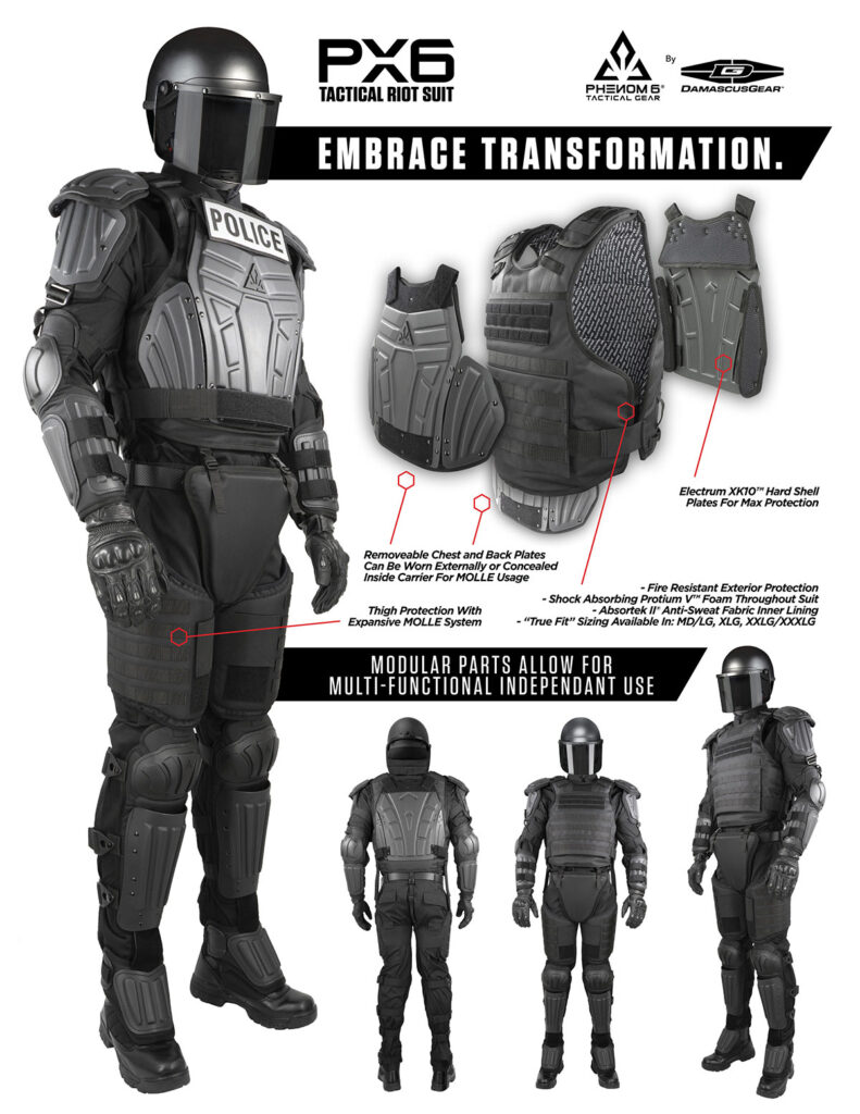 Px6 Tactical Riot Suit Damascus Gear 5986